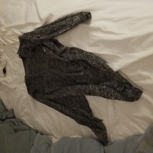 Fashion Magazine Gray cover up sweater